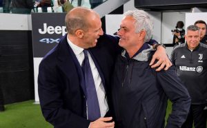 Mourinho, Allegri Juventus v AS Roma - Serie A