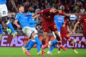 Mancini AS Roma v SSC Napoli - Serie A