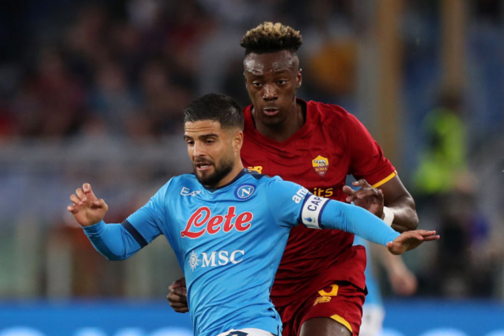Insigne Abraham AS Roma v SSC Napoli