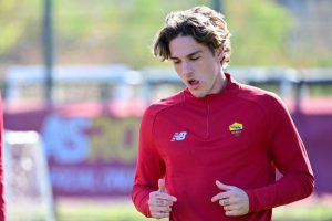 zaniolo AS Roma Training Session