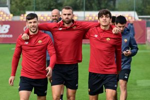 perez mayoral villar AS Roma Training Session