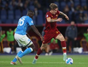 Zaniolo AS Roma v SSC Napoli - Serie A