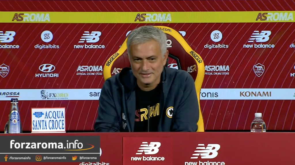 mourinho conferenza roma milan