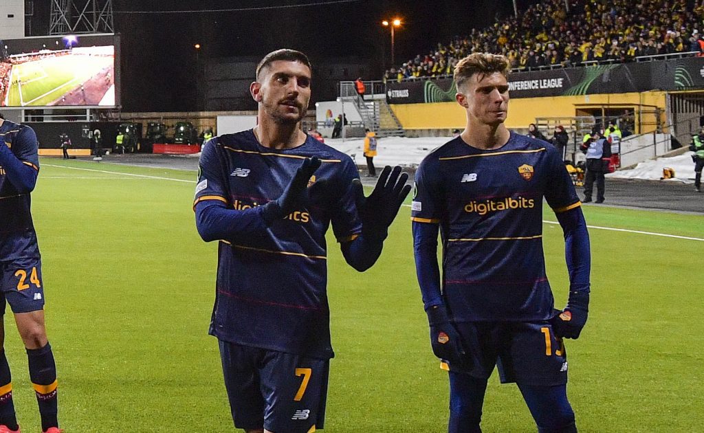 FK Bodo/Glimt v AS Roma: Group G - UEFA Europa Conference League pellegrini calafiori