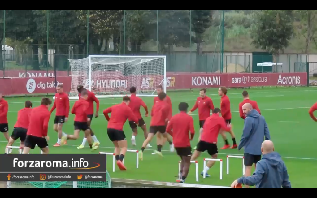 Allenamento Roma