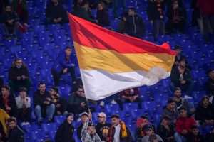 curva sud tifosi AS Roma v FK Bodo/Glimt: Group E - UEFA Europa Conference League
