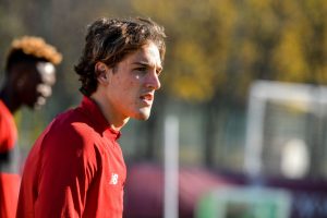 zaniolo AS Roma Training Session &amp; Conference