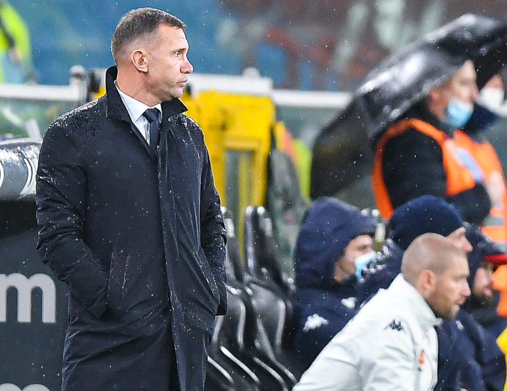 Shevchenko Genoa CFC v AS Roma - Serie A