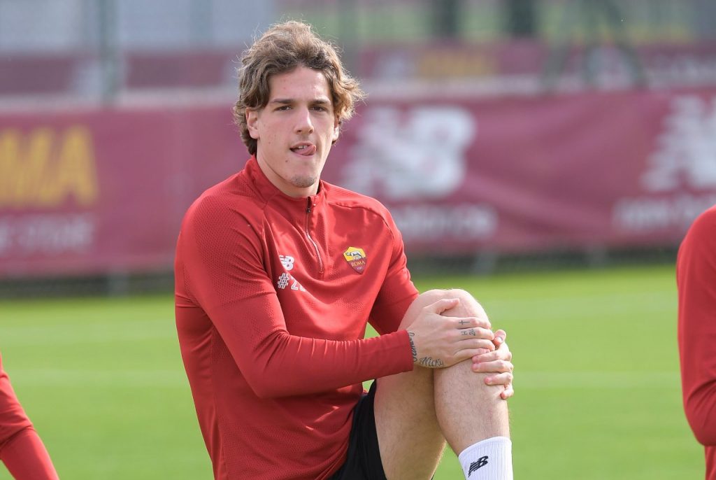 allenamento roma trigoria zaniolo