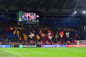 curva sud tifosi AS Roma v FK Bodo/Glimt: Group C - UEFA Europa Conference League