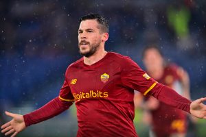 Carles Perez AS Roma v Zorya Lugansk: Group E - UEFA Europa Conference League