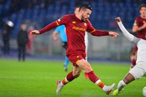 Carles Perez AS Roma v Zorya Lugansk: Group E - UEFA Europa Conference League