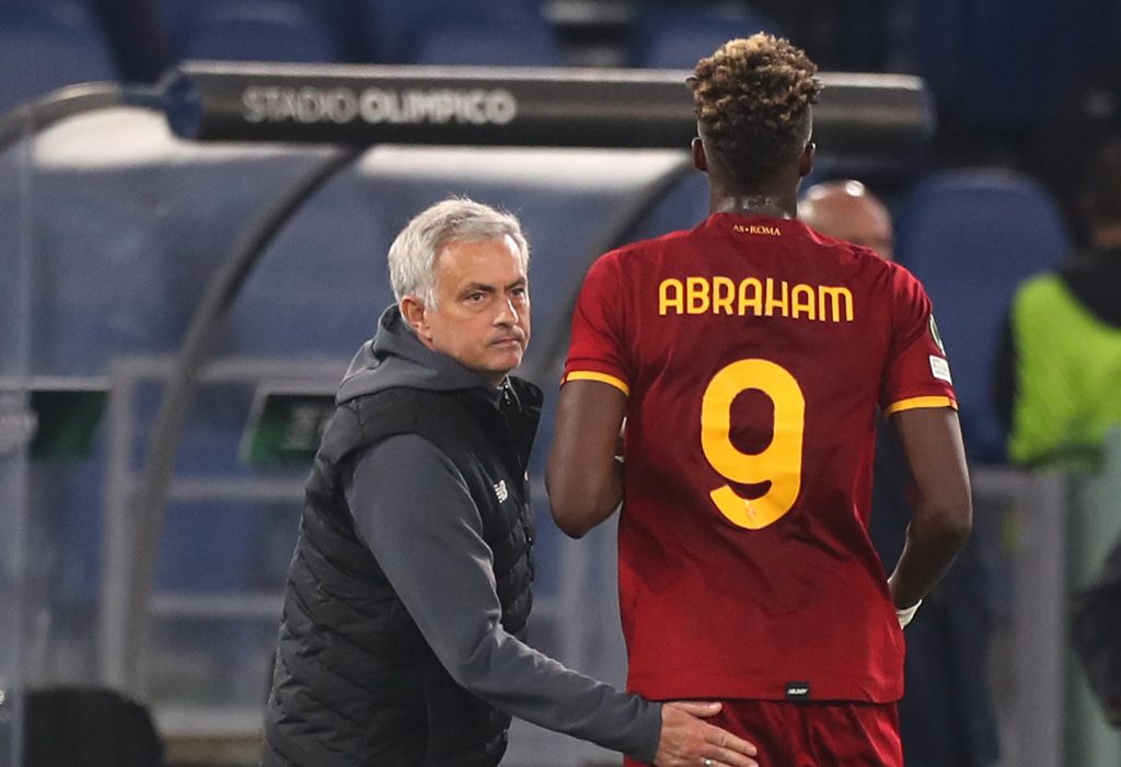 mourinho abraham AS Roma v FK Bodo/Glimt: Group E - UEFA Europa Conference League