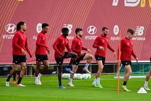 Allenamento AS Roma Training Session