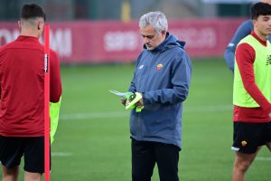 Mourinho AS Roma Training Session