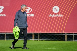 mourinho AS Roma Training Session
