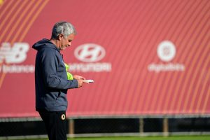 mourinho AS Roma Training Session