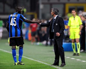 mourinho balotelli FC Inter Milan v AC Siena - Serie A