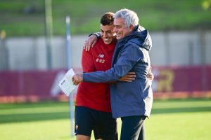 AS Roma allenamento trigoria mourinho el shaarawy