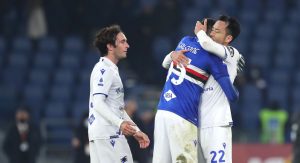 Maya Yoshida Wladimiro Falcone AS Roma v UC Sampdoria - Serie A
