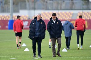 Pinto Mourinho AS Roma Training Session