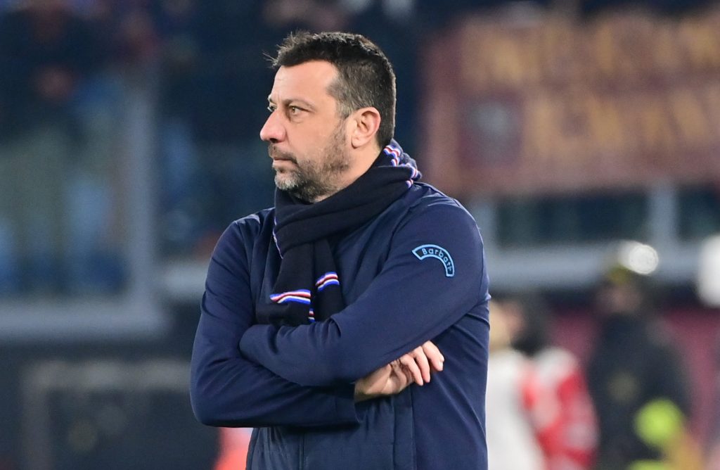 Roberto D'Aversa AS Roma v UC Sampdoria - Serie A