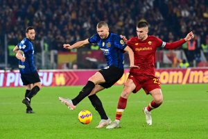 Dzeko AS Roma v FC Internazionale - Serie A