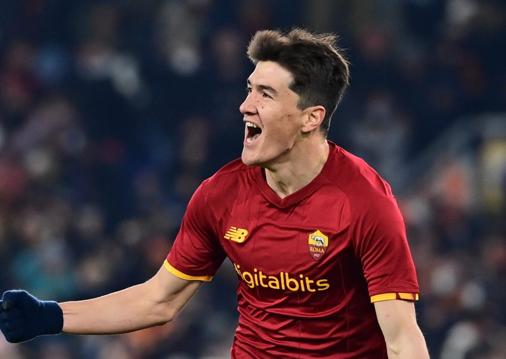 Eldor Shomurodov  AS Roma v UC Sampdoria - Serie A