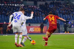 Eldor Shomurodov AS Roma v UC Sampdoria - Serie A
