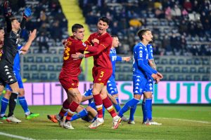Ibanez MAncini Empoli FC v AS Roma - Serie A