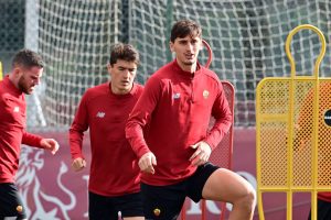 allenamento roma trigoria kumbulla