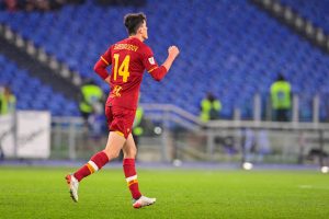 Shomurodov AS Roma v US Lecce - Coppa Italia
