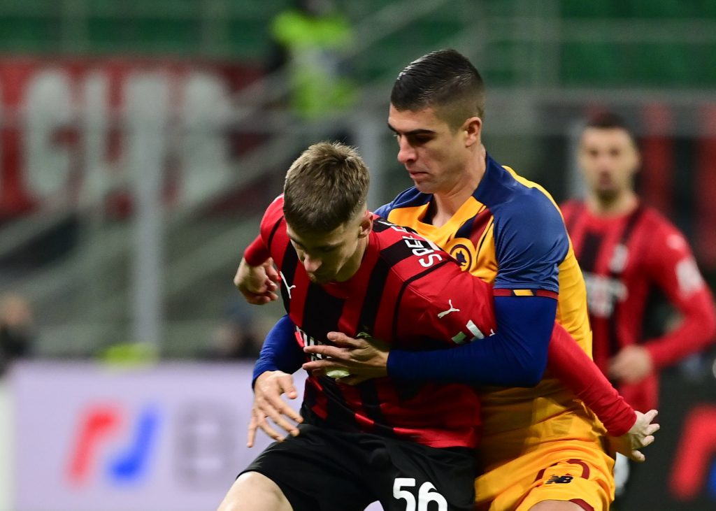 Gianluca Mancini  AC Milan v AS Roma - Serie A