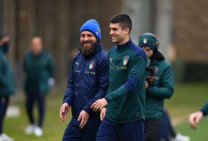 Mancini De Rossi Italy Training Session