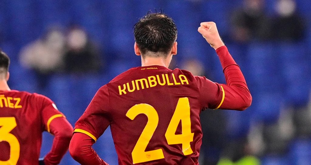 Kumbulla AS Roma v US Lecce - Coppa Italia