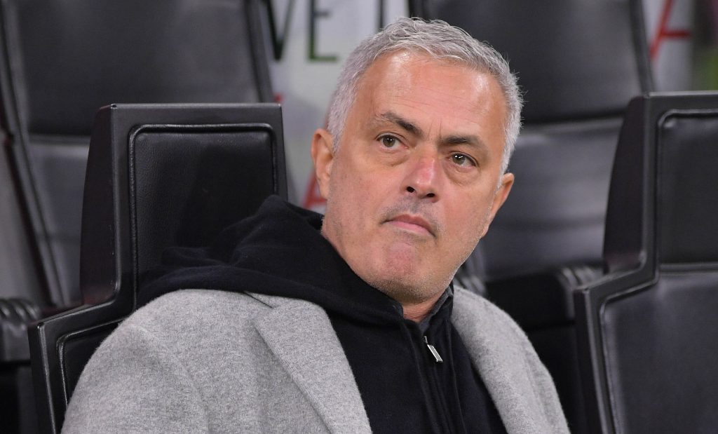 Jose Mourinho AC Milan v AS Roma - Serie A