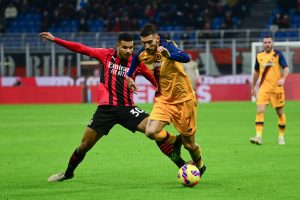 Lorenzo Pellegrini AC Milan v AS Roma - Serie A