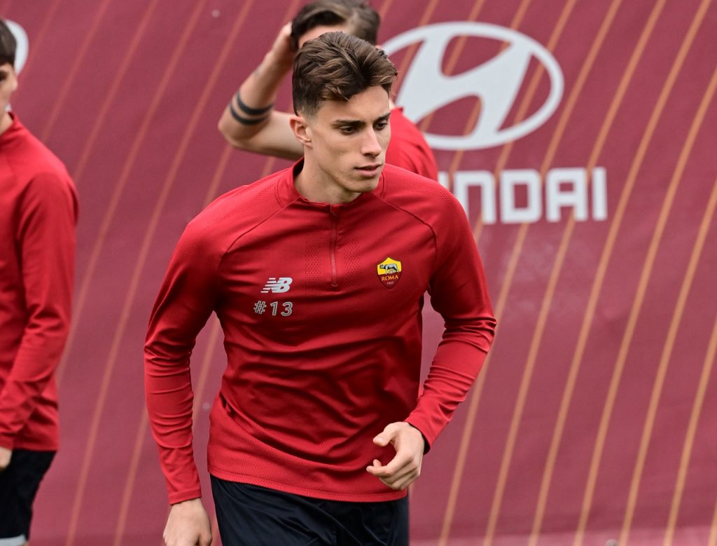 allenamento roma trigoria calafiori