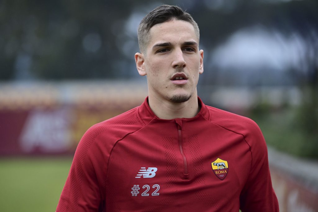 Zaniolo AS Roma Training Session