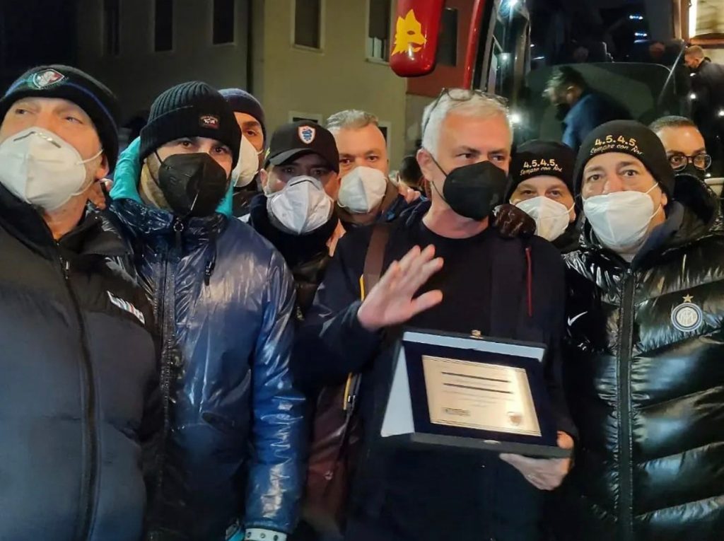 mourinho inter targa milan roma