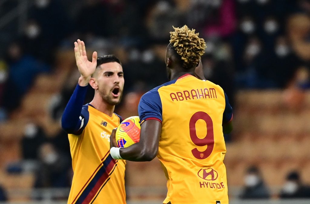 Tammy Abraham  Pellegrini AC Milan v AS Roma - Serie A