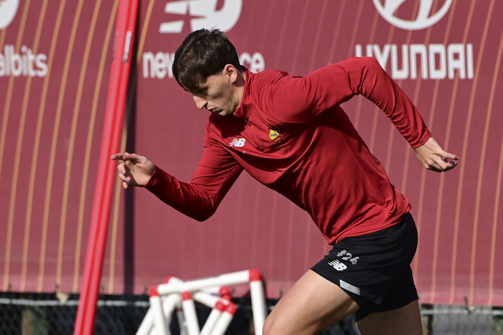 Kumbulla AS Roma Training Session
