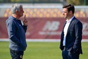 Mourinho Pinto AS Roma Training Session