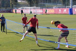 Smalling AS Roma Training Session