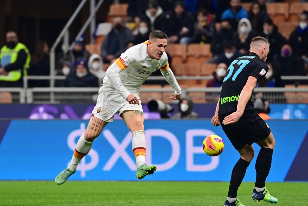 Zaniolo FC Internazionale v AS Roma - Coppa Italia