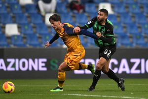 Kumbulla DefrelUS Sassuolo v AS Roma - Serie A