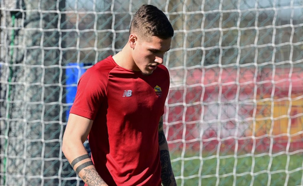 allenamento roma trigoria zaniolo