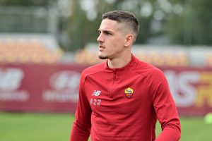 Zaniolo AS Roma Training Session
