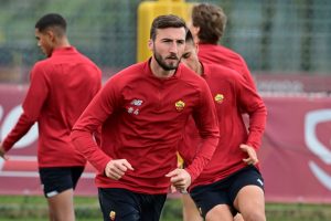 Cristante AS Roma Training Session
