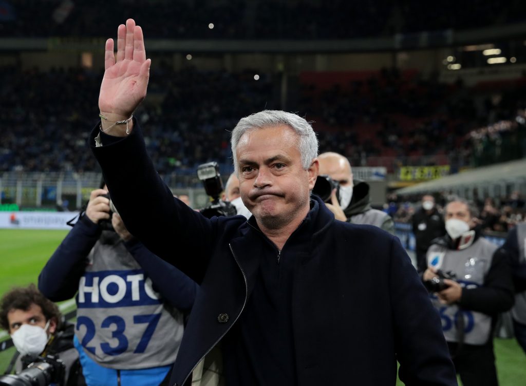 Mourinho FC Internazionale v AS Roma - Coppa Italia